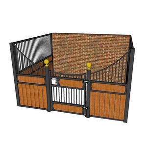 Cancelli a Battente Olandesi Permanenti per Stalle di <span class=keywords><strong>Cavalli</strong></span>, Pannelli Moderni per Esterni, Box per <span class=keywords><strong>Cavalli</strong></span> <span class=keywords><strong>in</strong></span> Metallo di Lusso Personalizzati - Product Image 1