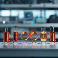Inducteur variable à noyau d'air en fil de cuivre émaillé plat personnalisable avec applications personnalisées