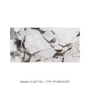 Century Mosaic Bazzila Natural <span class=keywords><strong>Stone</strong></span> lucido bianco marrone vene piastrelle Mable bagno cucina parete e pavimento - Product Image 5