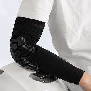 Manchons de compression pour bras et coudes de cyclisme, version améliorée, avec protection - Product Image 6