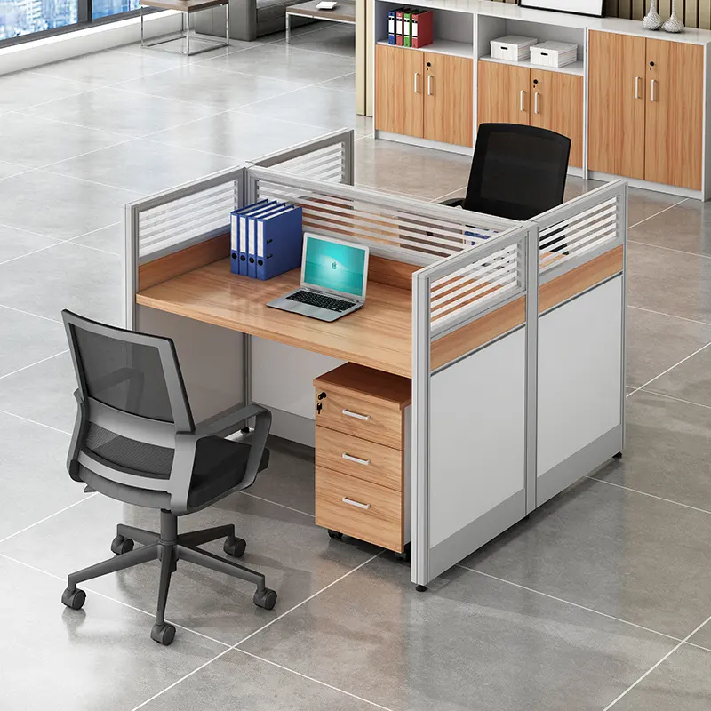 현대 디자인 나무로 되는 사무용 가구 워크 스테이션 현대 작업대 외침 센터 테이블 사무실