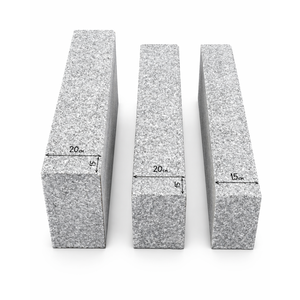Borde de Carretera de Granito Tiancheng 200x300x1000 Gris Rosado, Bloque de Piedra Natural con Acabado Pulido y Aserrado para Delimitación de Carreteras - Product Image 3