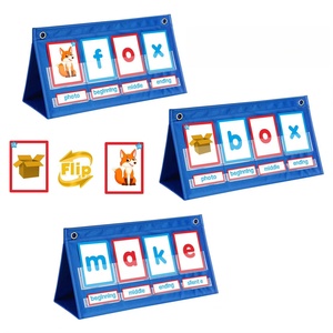 Jeu de lecture et d'orthographe des mots CVC, lettres visuelles, mots CVC, jeux de phonétique - Product Image 2