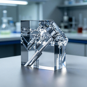 <span class=keywords><strong>Service</strong></span> d'usinage CNC à cinq axes pour pièces irrégulières en plastique acrylique, produits personnalisés non standard pour l'usinage, le fraisage et le tournage - Product Image 2