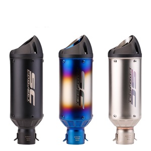Tubo de Escape Modificado SC Pico de Pato para Motocicleta <span class=keywords><strong>Kawasaki</strong></span> Z900 <span class=keywords><strong>Z400</strong></span> Duke390 GSX-250R - Product Image 2
