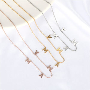 Nuovo arrivo MAMA <span class=keywords><strong>collana</strong></span> gioielli placcati oro 18 carati <span class=keywords><strong>collana</strong></span> con lettere in acciaio inossidabile <span class=keywords><strong>per</strong></span> regalo <span class=keywords><strong>per</strong></span> <span class=keywords><strong>la</strong></span> <span class=keywords><strong>festa</strong></span> <span class=keywords><strong>della</strong></span> <span class=keywords><strong>mamma</strong></span> - Product Image 4