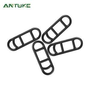 Correa de silicona para montaje de luz de bicicleta, color negro, ajustable para manillar y poste de asiento, banda de fijación de iluminación LED - Product Image 5