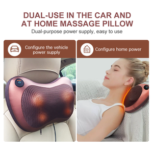 2025 Hot Selling 8 Balls Electric Massage Pillow Back and Neck Cervical Heated <strong>Massager</strong> Pillow for Car <strong>Home</strong> Outdoor <strong>Use</strong> - Product Image 4