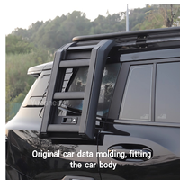 Accessoires de modification extérieure de voiture, barre de toit en alliage d'aluminium, échelle latérale de voiture, boîte à outils latérale pour accessoires Jetour T1