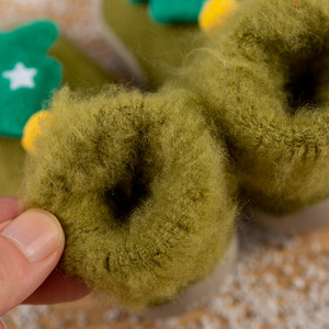 Xinanghui Noël bébé garçon fille <span class=keywords><strong>chaussette</strong></span> chaussures antidérapant infantile enfant en bas âge hiver premières chaussures de marche - Product Image 3