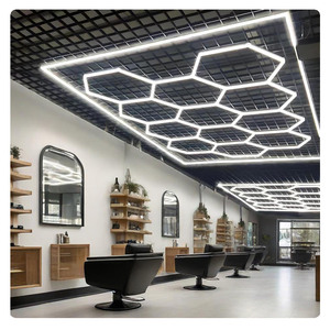 Temperatura personalizada 3000K ~ 6500K Hexagonal Garage Honeycomb Nightclub Techo Led Luz Coche Detalle Estudio Luces DE TRABAJO - Product Image 6