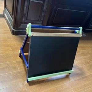 木製子供ダブルサイドリフティング2 in 1ドローイングボード絵画アート黒板モンテッソーリ教育玩具ドローイングボード - Product Image 6