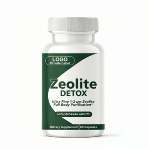 Capsule de détoxification à la zéolite naturelle, marque privée OEM, conception personnalisée gratuite, complément pour la santé du foie et de l'intestin - Product Image 1