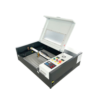 Machine à fabriquer des tampons en caoutchouc 2,3 mm format A4, mini machine laser CO2 4040 50W, refroidie par eau, pour pierre, bois, acrylique, usage domestique