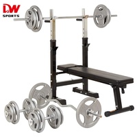 Presse d'haltérophilie pliable réglable avec Station de trempage