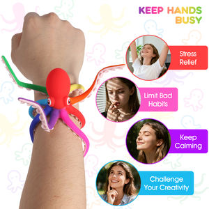Colorato in Silicone polpo e calamari giocattolo divertente romanzo giocattolo irrequieto <span class=keywords><strong>per</strong></span> <span class=keywords><strong>ragazzi</strong></span> e ragazze - Product Image 4