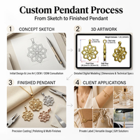 Pendentifs Yogoo en acier inoxydable gravés avec une initiale et une croissant de lune pour femmes, bijoux délicats et tendance