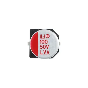 Condensateur électrolytique en aluminium à semi-conducteurs monté en surface 100uF 20% 50V SMD 8 * 10mm - Product Image 2