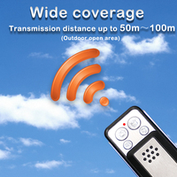 Télécommande universelle étanche à code tournant 433/315 MHz pour porte de garage, télécommande de duplication