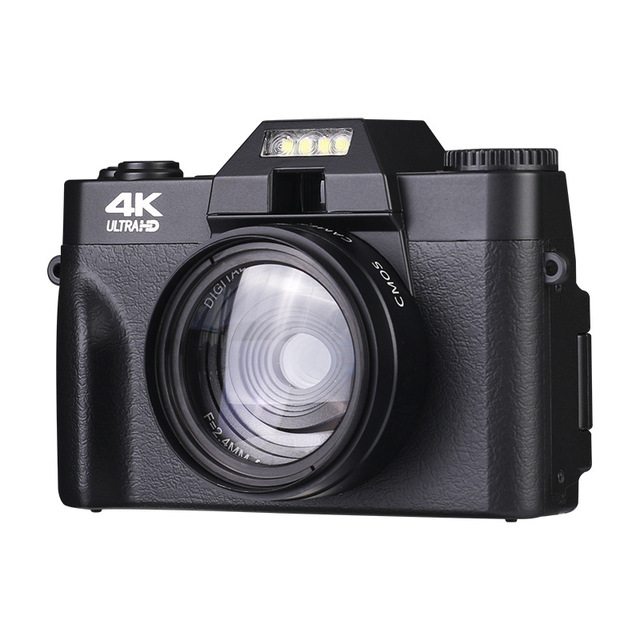 Professional 4K Digital Camera Video Camera Camcorder UHD for YouTube WIFI Portable Handheld 16X Digital Zoom Selfie Cam