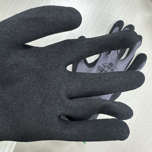 Poliéster Recubierto de Negro, Antiestático, Reutilizable, Lavable, para Construcción, Pulido y Manipulación de Trabajo Pesado - Product Image 4