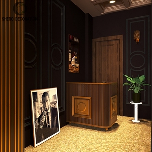 Smoke Shop Display Cases Design Custom Cigar Room Furniture Retail Estante de exhibición de tabaco - Product Image 5