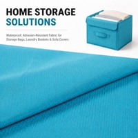 Tissu Oxford en polyester jacquard enduit de PU résistant et imperméable 200D pour sacs de rangement, boîtes de rangement et paniers à linge