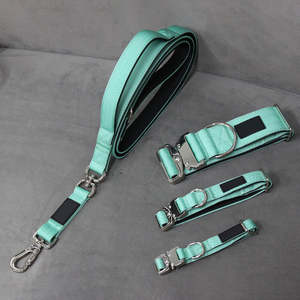 Kalung Anjing & Kucing Taktis Kulit Asli Lebar Ekstra Kuat 4 Sentimeter, Dapat Disesuaikan, dengan Penutup Gesper, OEM - Product Image 5