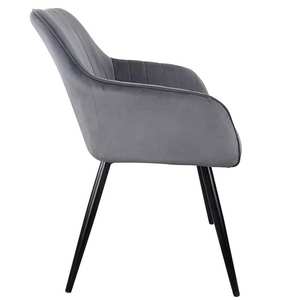 Silla de Comedor de Terciopelo Moderna y Lujosa para Restaurante, Tapizada, para Mesa de Cocina, Venta al Por Mayor - Product Image 4