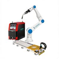 Robot de soudage Cobot CNGBS programmable à 6 axes, charge utile de 6 kg, portée de 800 mm, idéal pour la soudure de métaux en petite usine - Vente Flash