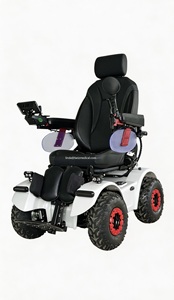 Silla de Ruedas Todoterreno con Función de Control por Voz Opcional, Respaldo Reclinable y Funciones de Elevación de Piernas - BZ-WZQX9 BZ-WZQX9 Electromag - Product Image 6