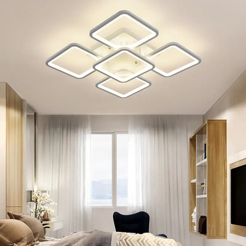 מודרני אקריליק בית סלון חדר שינה מטבח תליון מנורת קישוט נורדי LED נברשת תקרת מנורה