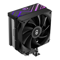 Enfriador de CPU en Torre Y400E NEGRO, Directo de Fábrica, Radiador de Aire para PC con 4 Tubos de Calor y Ventilador de 1800 RPM para LGA1700 1851 1200 AM5