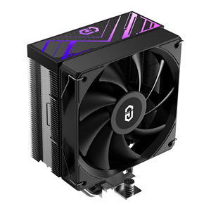 Refroidisseur de processeur Y400E NOIR, refroidisseur d'air pour PC, radiateur ARGB avec 4 caloducs, ventilateur 1800 tr/min pour LGA1700 1851 1200 AM5, directement de l'usine - Product Image 1