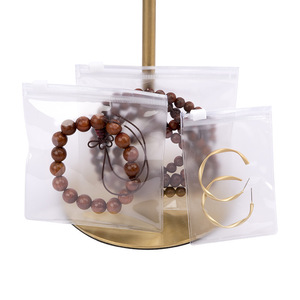 <span class=keywords><strong>2026</strong></span> Neue Günstige Transparente PVC-Reißverschlusstasche Dicke Durchsichtige Zip-Ohrring-Plastiktasche Abschließbare PVC-Schmucktasche mit Reißverschluss - Product Image 1