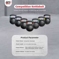 Kettlebell en fonte multi-poids pour entraînement de force, CrossFit et gym à domicile
