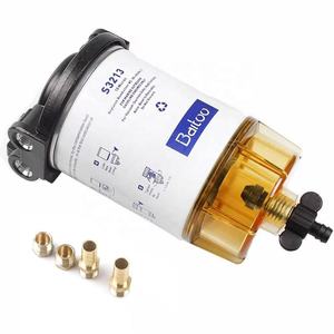 Nouveau YM S3213 Ensemble filtre à carburant diesel 2 <span class=keywords><strong>temps</strong></span> séparateur d'eau pour moteurs hors-bord Mercury 6 cylindres >6L avec élément filtrant à cuve transparente - Product Image 5