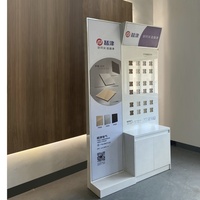 Présentoir de plancher en bois pour interrupteur à bouton-poussoir support de support d'affichage de prise murale