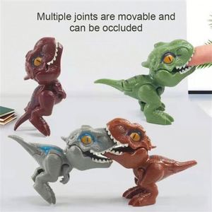 Nouveaux dinosaures en plastique qui mordent les doigts, articulations mobiles, modèles de dinosaures amusants, créatifs, farceurs, jouets éducatifs pour enfants - Product Image 2
