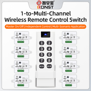 Konst 433Mhz điều khiển từ xa phổ không dây từ xa chuyển đổi AC 220V 30A Relay <span class=keywords><strong>Receiver</strong></span> 3000m RF <span class=keywords><strong>transmitter</strong></span> cho Máy bơm nước/trang trại - Product Image 2
