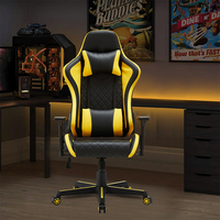 La Chine fournit une chaise de jeu RVB ergonomique confortable accoudoir en acier inoxydable Offre Spéciale chaise pivotante rouge bleu blanc pour la maison