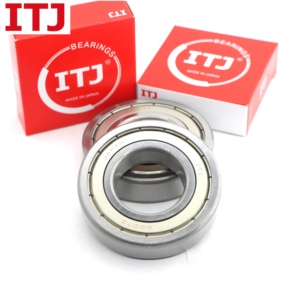 6000ZZ 10X26X8 มม. ตลับลูกปืนเม็ดกลมร่องลึกความเร็วสูงเสียงรบกวนต่ำอายุการใช้งานยาวนาน 6000 ซีรีส์เหล็ก - Product Image 1