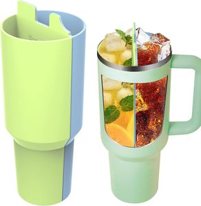 Nuevos Divisores de Vaso 2 en 1 para Vasos de 40 oz, Revestimiento de Silicona para Dos Bebidas, Compatible con Vasos de 40 oz - Product Image 2