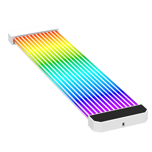 <span class=keywords><strong>Hurricane</strong></span> Beast cung cấp điện cáp Nylon cho chơi game PC 24Pin 5V argb ATX đồng bộ PSU mở rộng cáp Kit hiệu ứng cầu vồng - Product Image 3