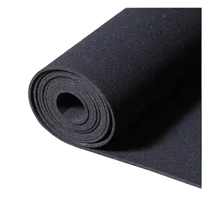 6mm Black Rubber Flooring Rolls, Rollout Rubber