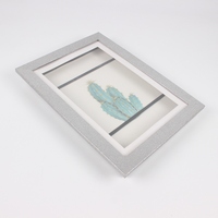 Marco de Fotos de Madera Moderno y Elegante con Apertura Frontal, Resistente a Roturas, de Tamaño Personalizado, para Obras de Arte Infantiles, con Embalaje de Seguridad