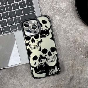 Lustige Totenkopf-Druck Galvanisch Versilberte Schlüssel-TPU-PC-Handyhülle für <span class=keywords><strong>iPhone</strong></span> <span class=keywords><strong>X</strong></span> Xr Xs 11 12 13 14 15 16 17 18 Pro Max - Product Image 2