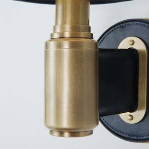 Lámpara de lectura de tela de cobre personalizada para dormitorio de hotel moderno, lámpara de pared LED de cuero con cuerpo de tela luminosa. - Product Image 2