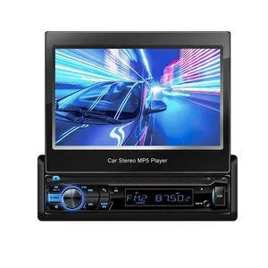 Car Stereo in Dash Single DIN 7 Inch HD Flip Out Touch Screen Radio mp5 Head Unit Bluetooths Mirror Link FM USB SD video audio