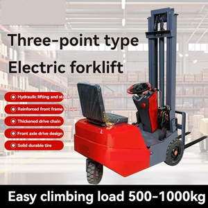 Mini Montacargas Eléctrico de Tres Puntos, Tipo Sentado, para Manejo de Almacén - Product Image 2